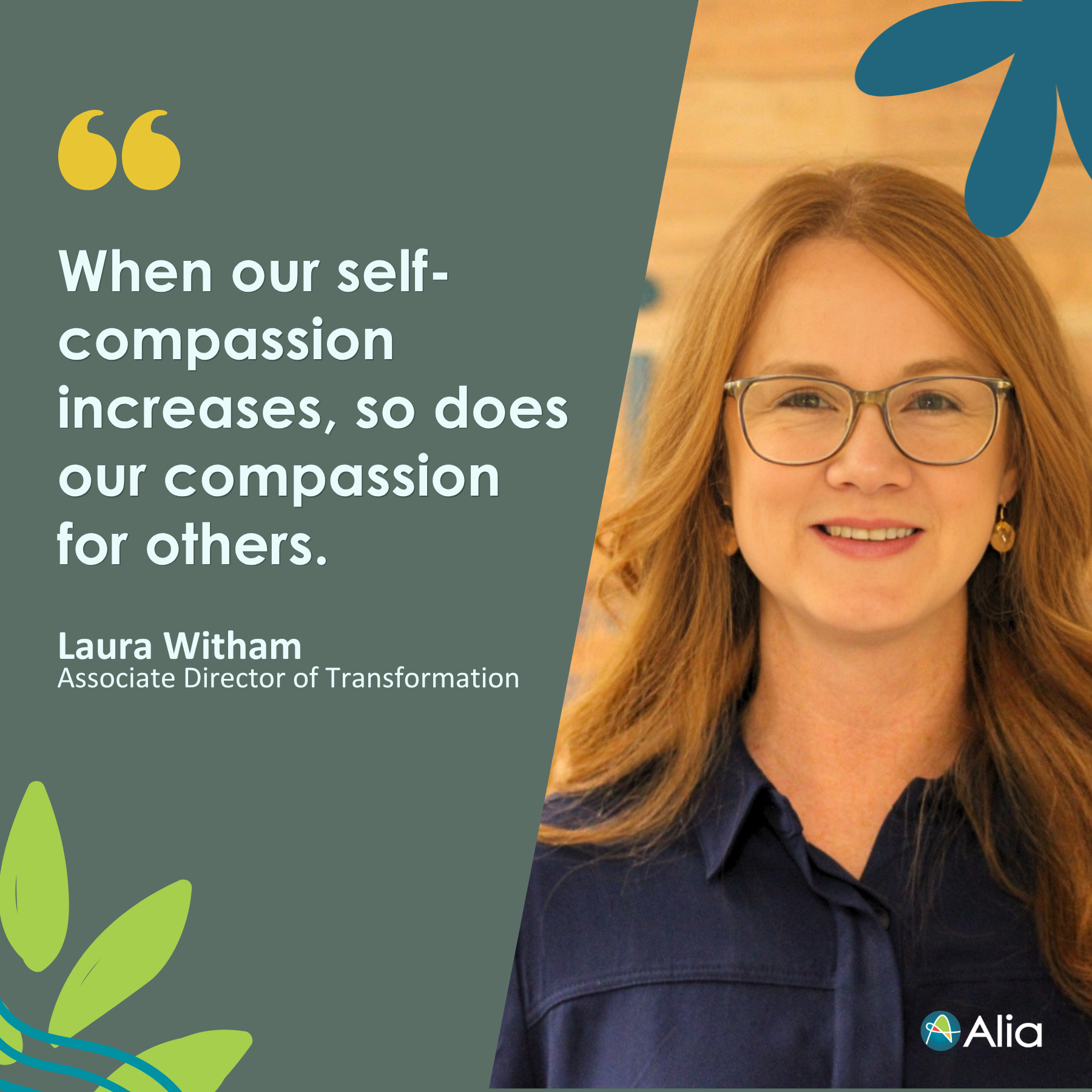 When our self-compassion increases, so does our compassion for others.